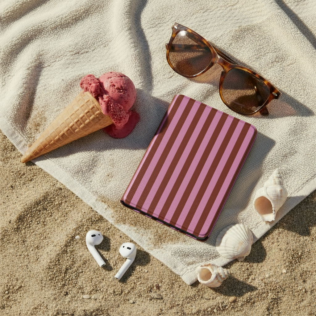 Raspberry Sorbet Kindle Front Cover Flat Lay
