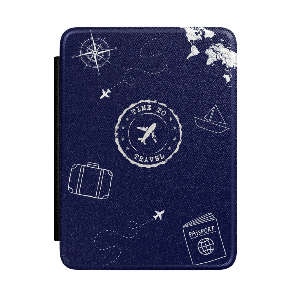 Time to Travel Kindle Case – Midnight Blue