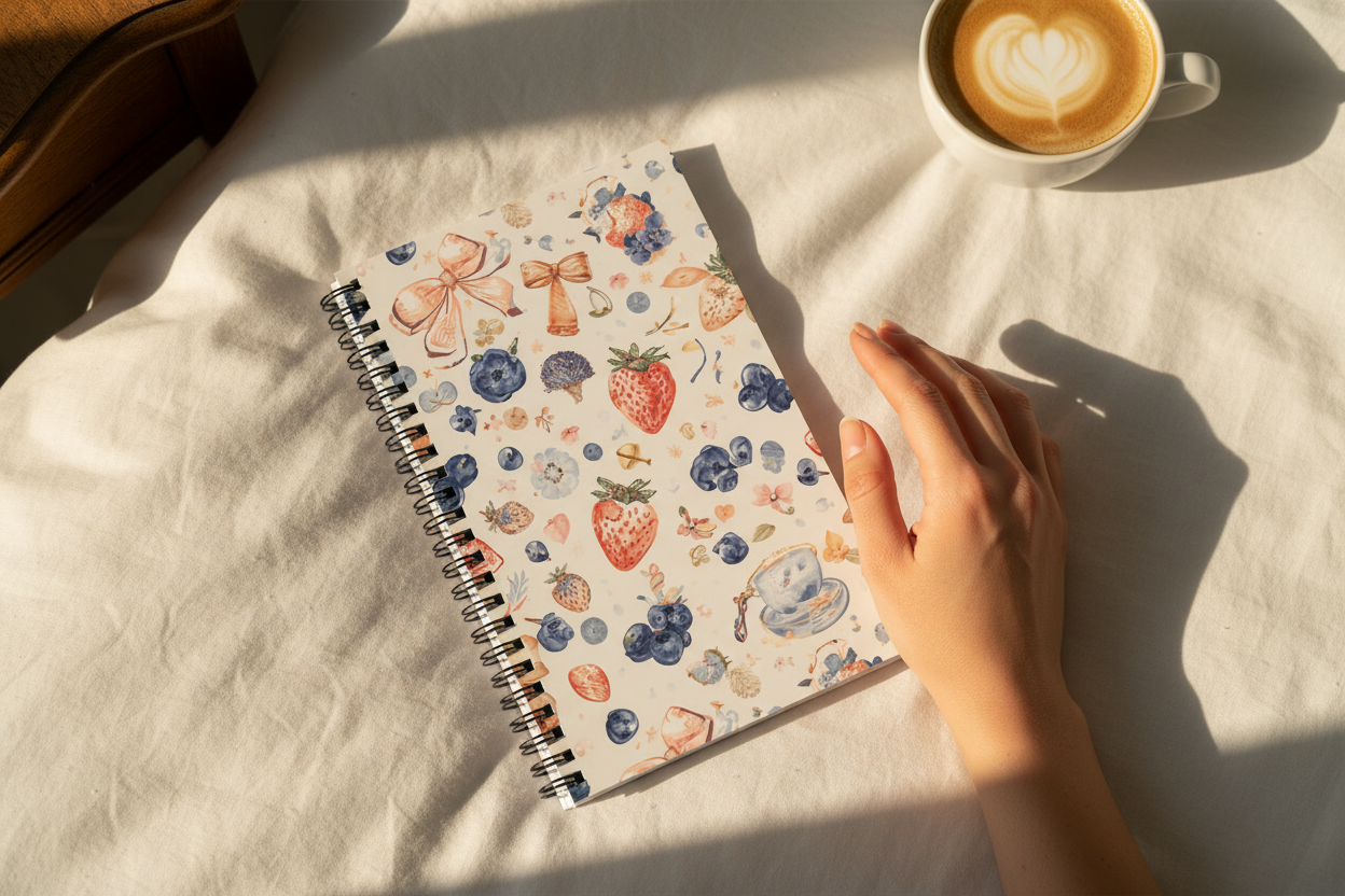 Berries Notebook Lifestyle
