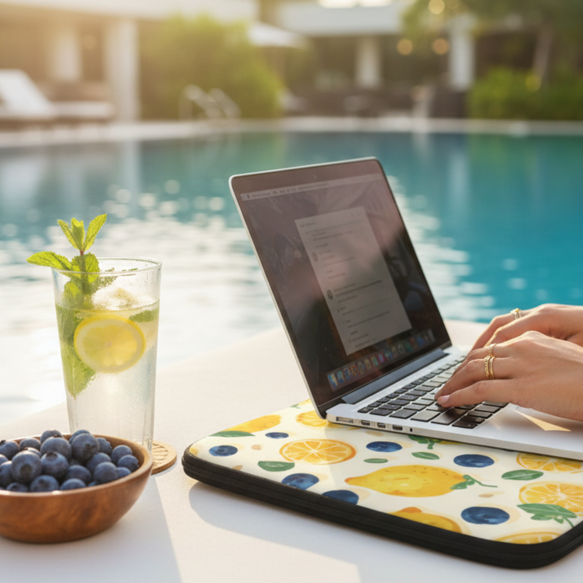 Lemon Sherbet Laptop Sleeve