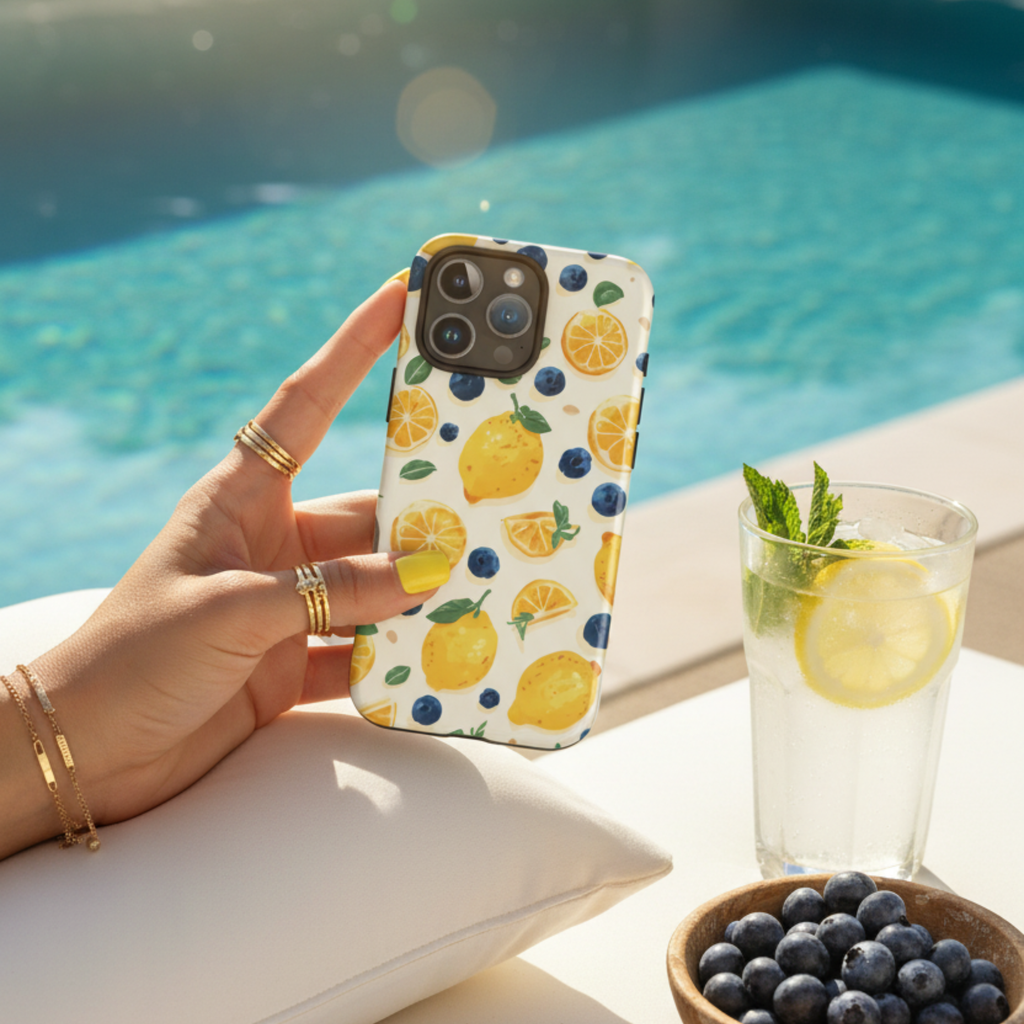 Lemon Sherbet Tough Case for iPhone