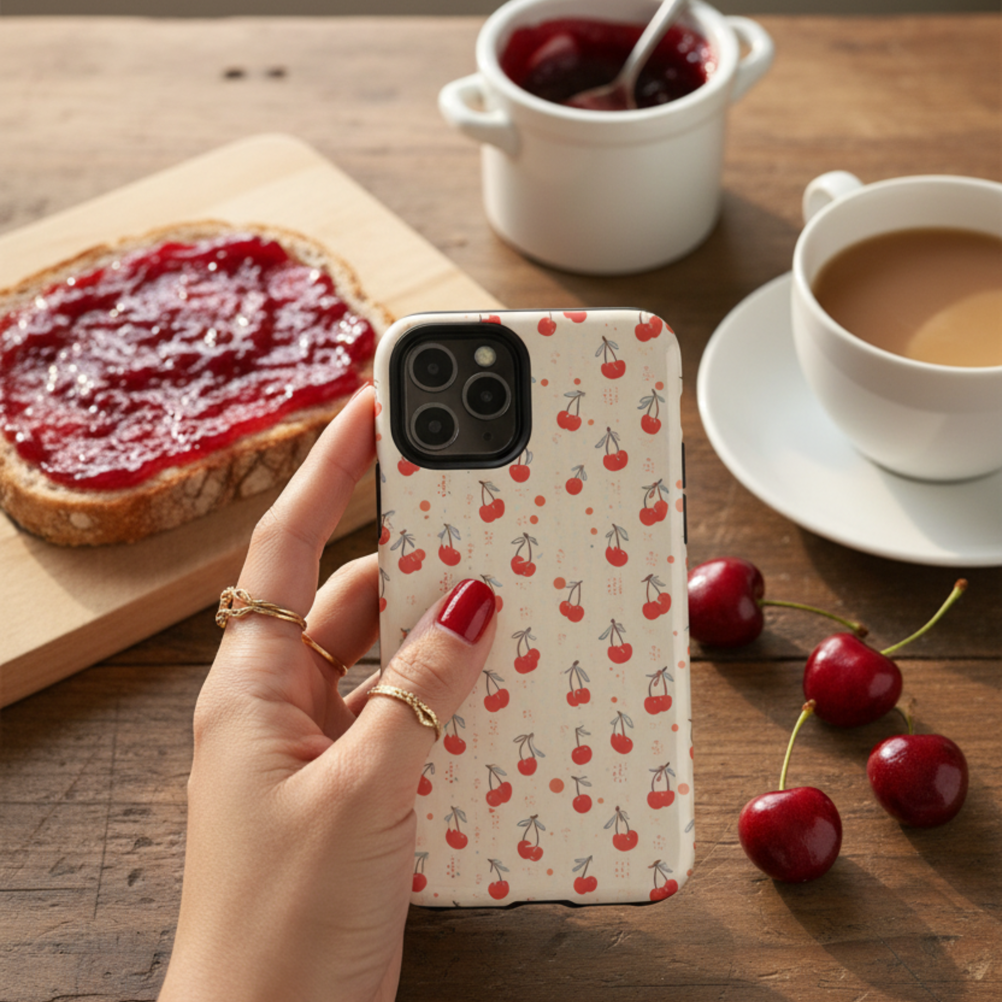 Cherry Nice Tough Case for iPhone